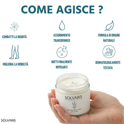 Solvaris |  Formula transdermica con MSM e Magnesio per una libertà di movimento duratura.
