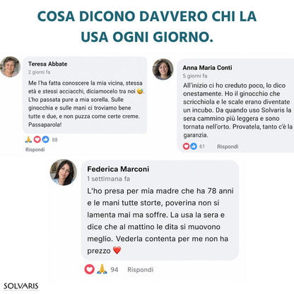 Solvaris |  Formula transdermica con MSM e Magnesio per una libertà di movimento duratura.